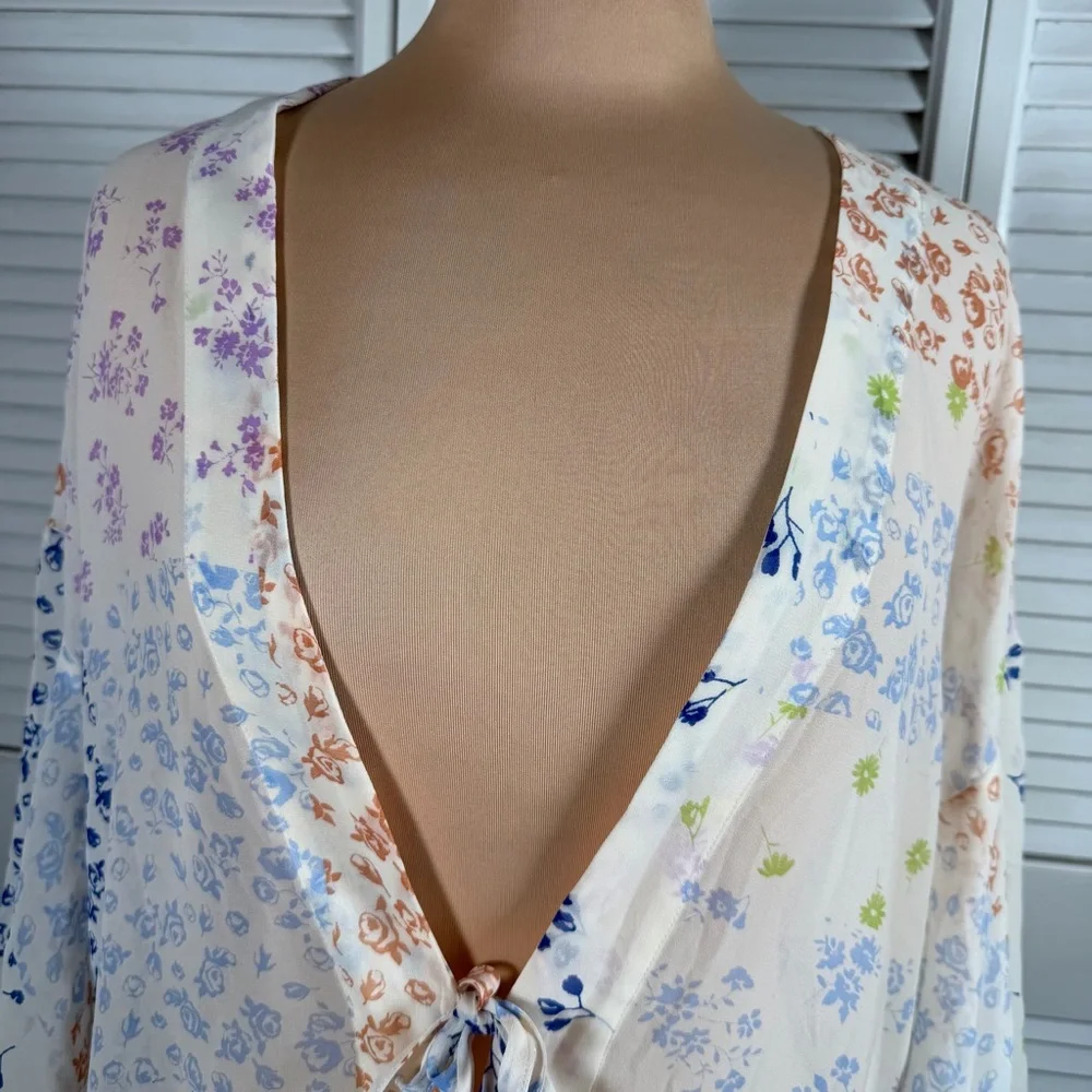Wild‎ Fable Floral Patchwork Kimono Duster – Size OSFM